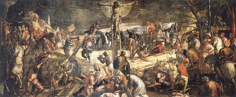 TINTORETTO, Jacopo Crucifixion oil painting image